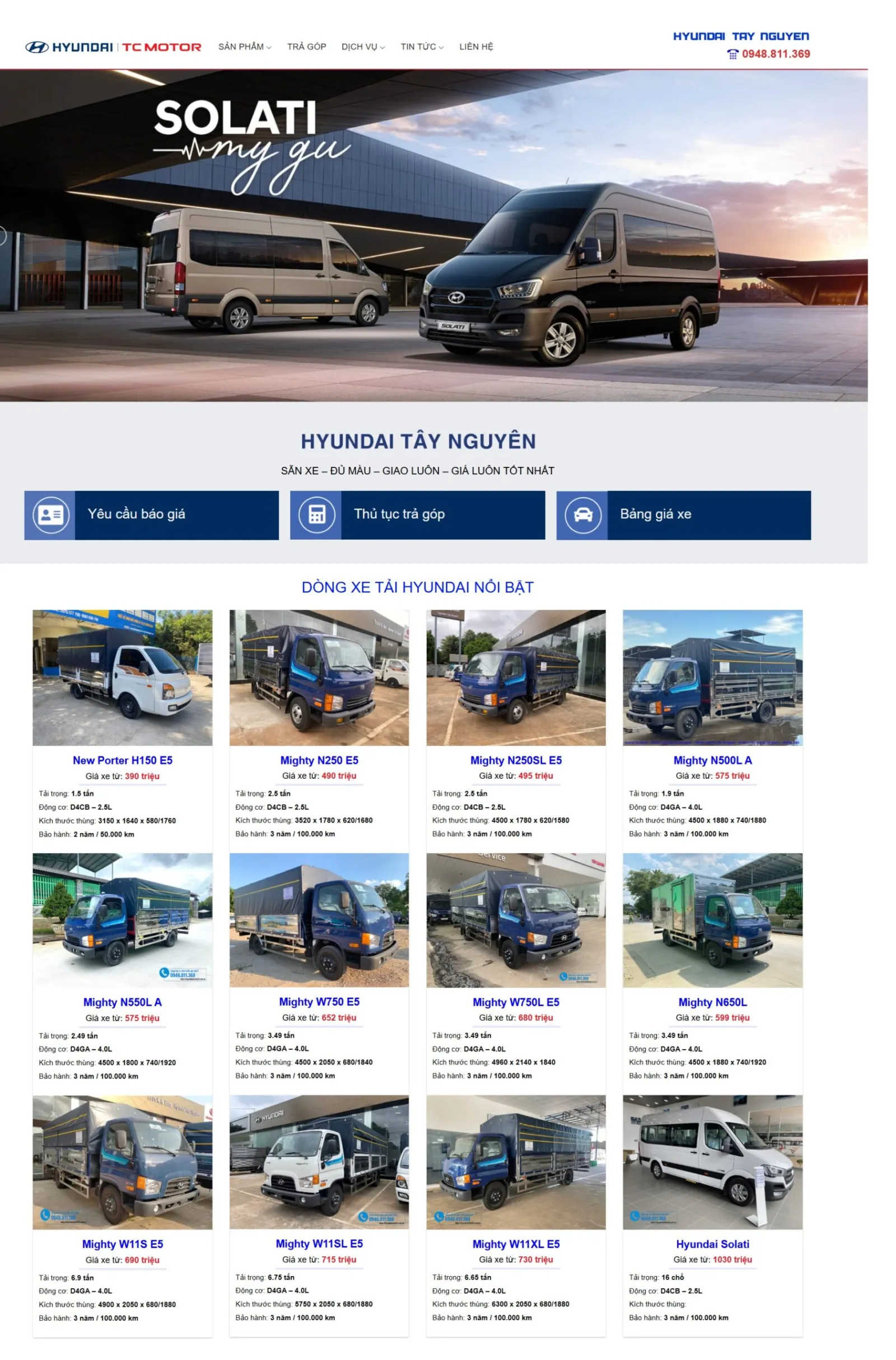 Mbán xe ô tô Hyundai