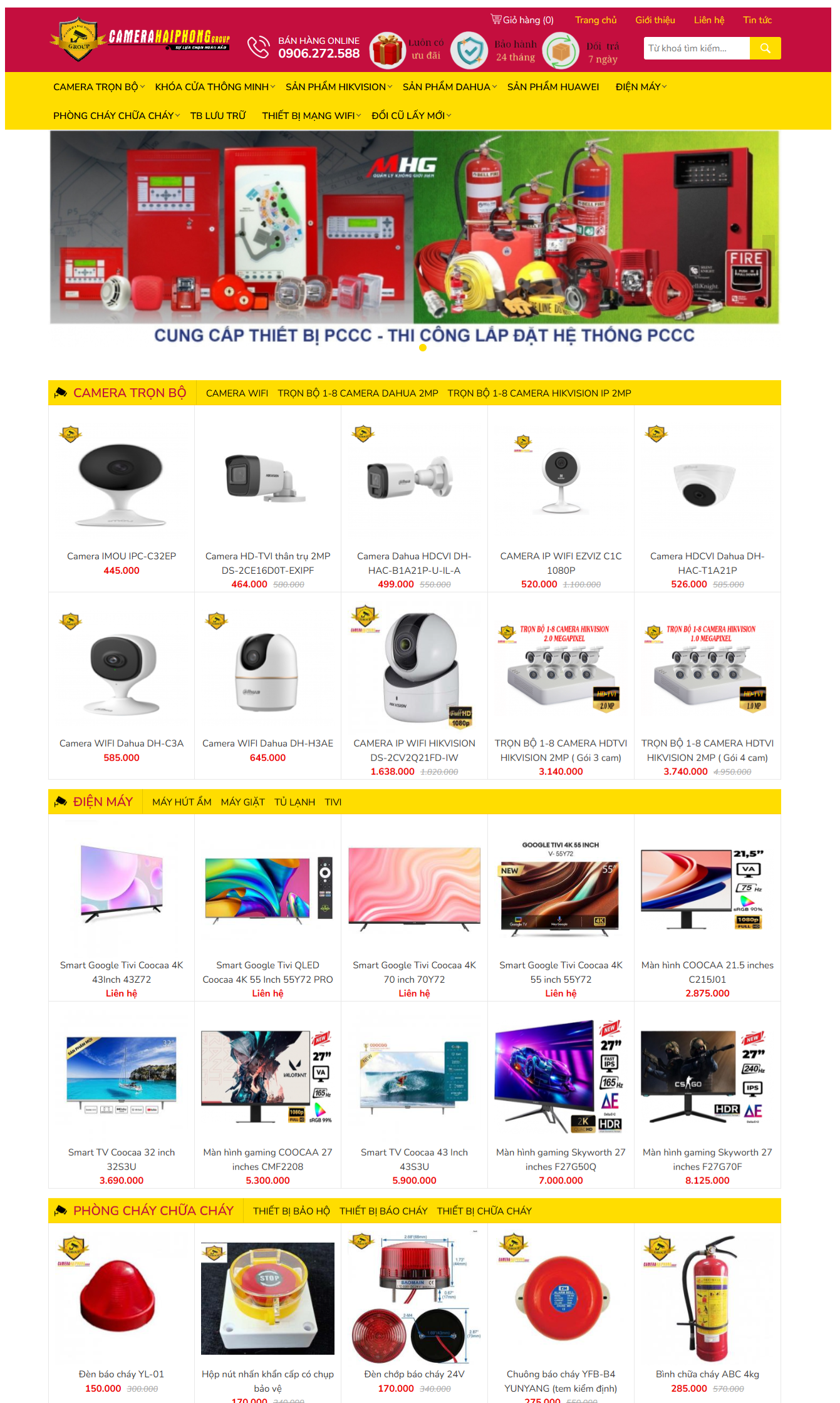 MThiết kế web camera an ninh