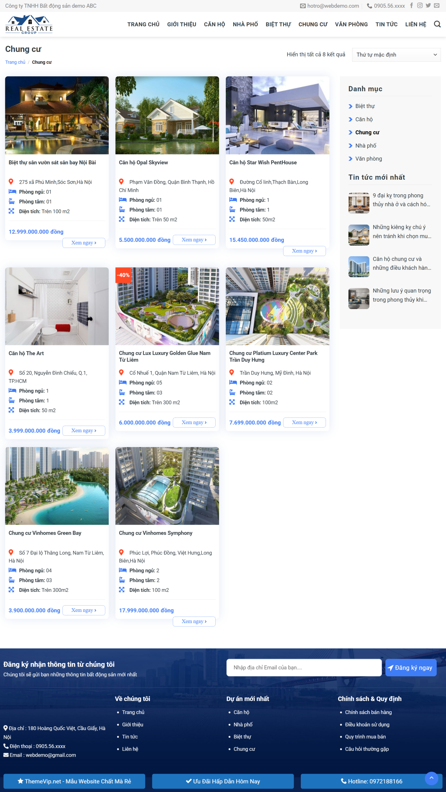 MSource Code Mẫu Website bất động sản 39 chuẩn đẹp