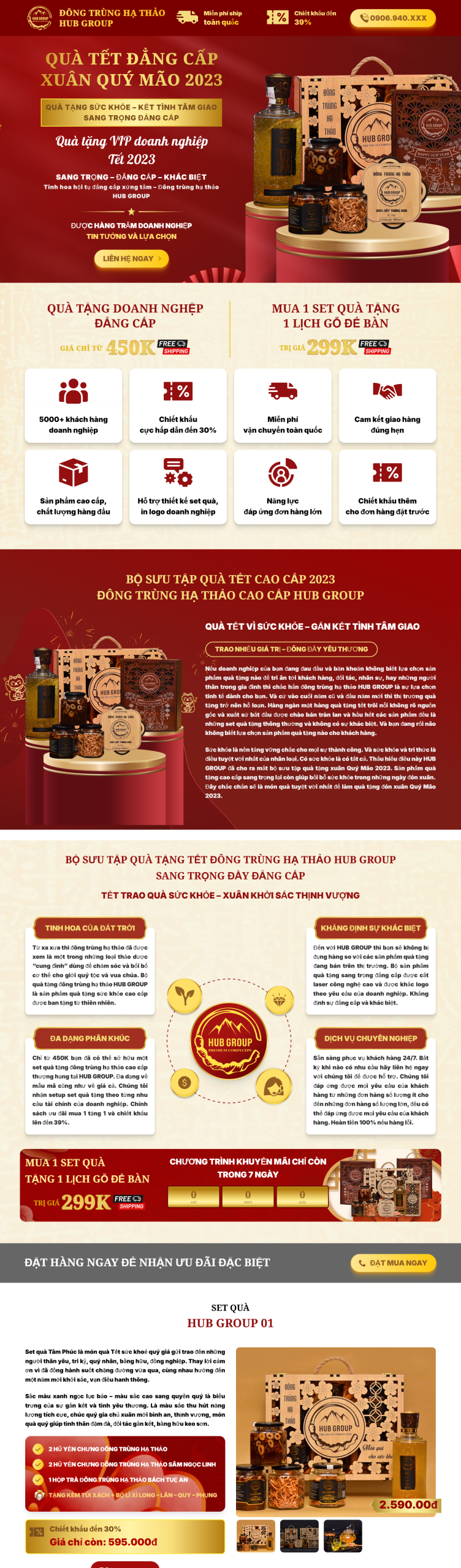 MSource Code Theme WordPress landing page đông trùng hạ thảo