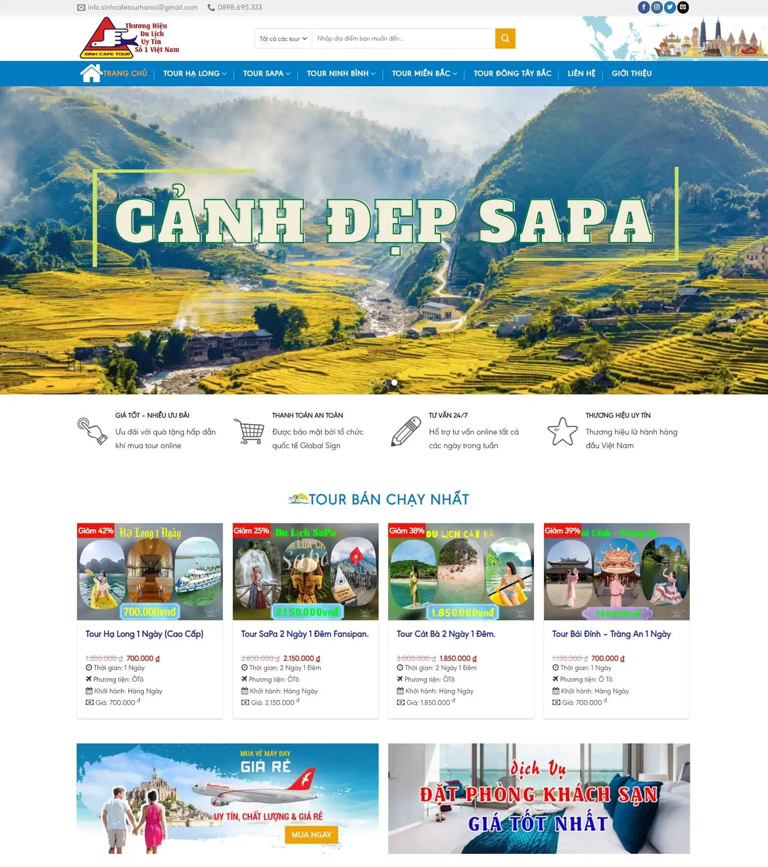 MTrang website về du lịch đẹp, chuyên nghiệp-TB