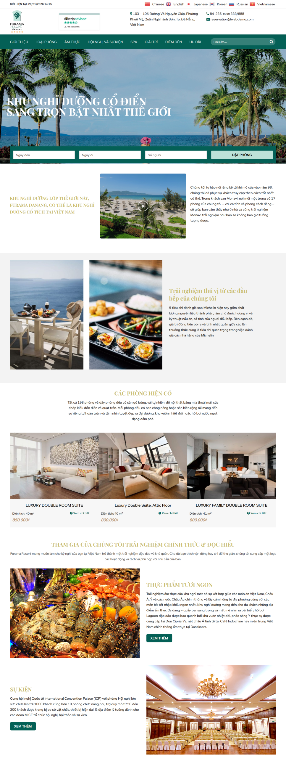 MSource Code Mẫu Website khách sạn 06 chuẩn đẹp