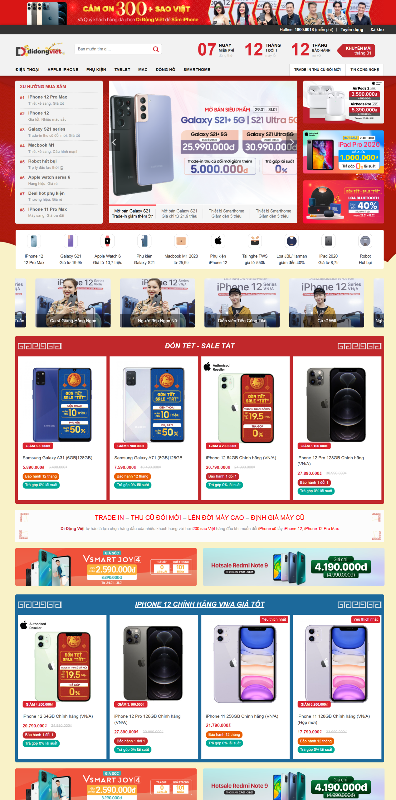 MSource Code Mẫu Website bán điện thoại di động Việt chuẩn đẹp