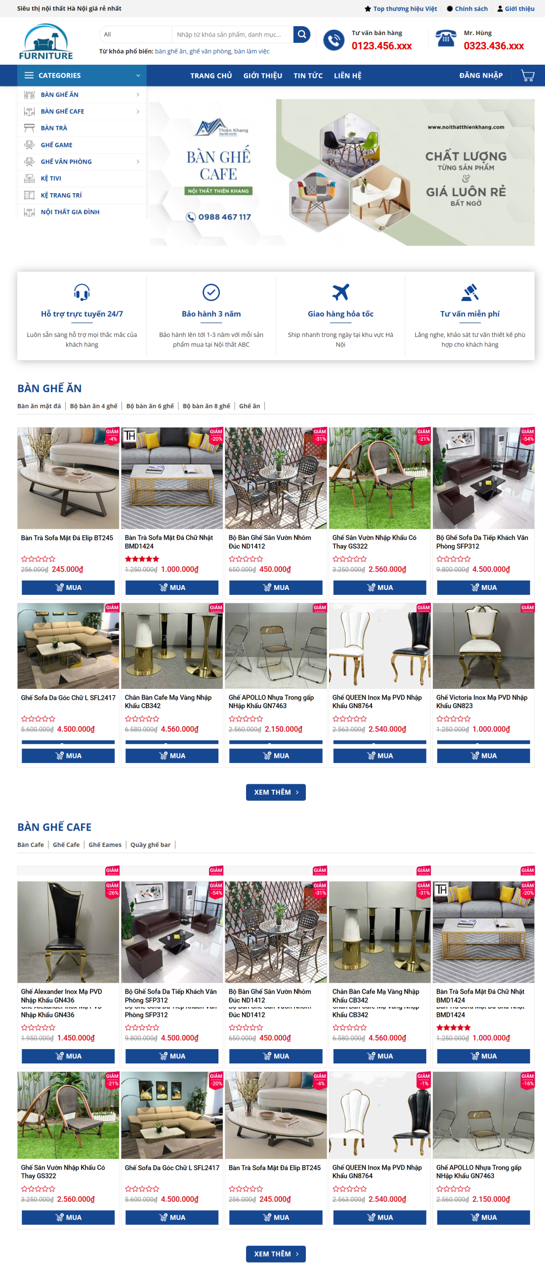 MSource Code Mẫu Website nội thất 39 chuẩn đẹp