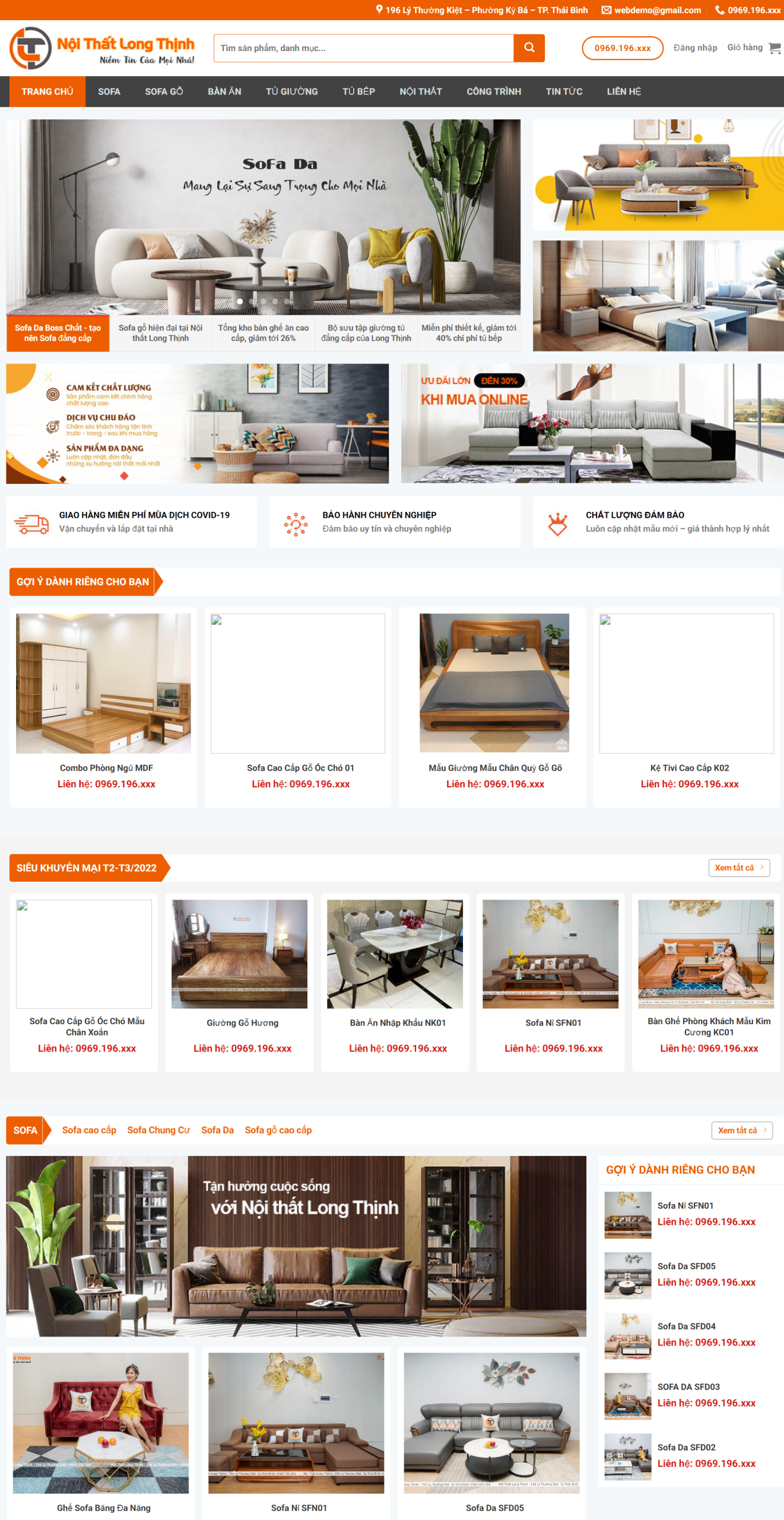 MSource Code Mẫu Website nội thất 37 chuẩn đẹp