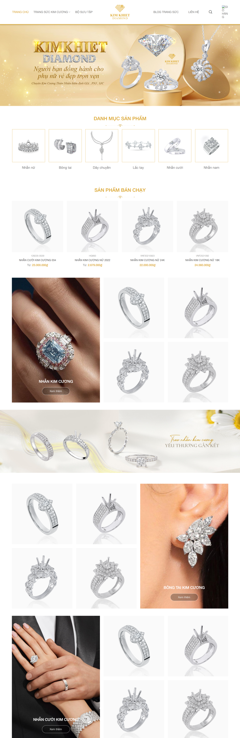 MSource Code Mẫu Website bán trang sức 03 chuẩn đẹp