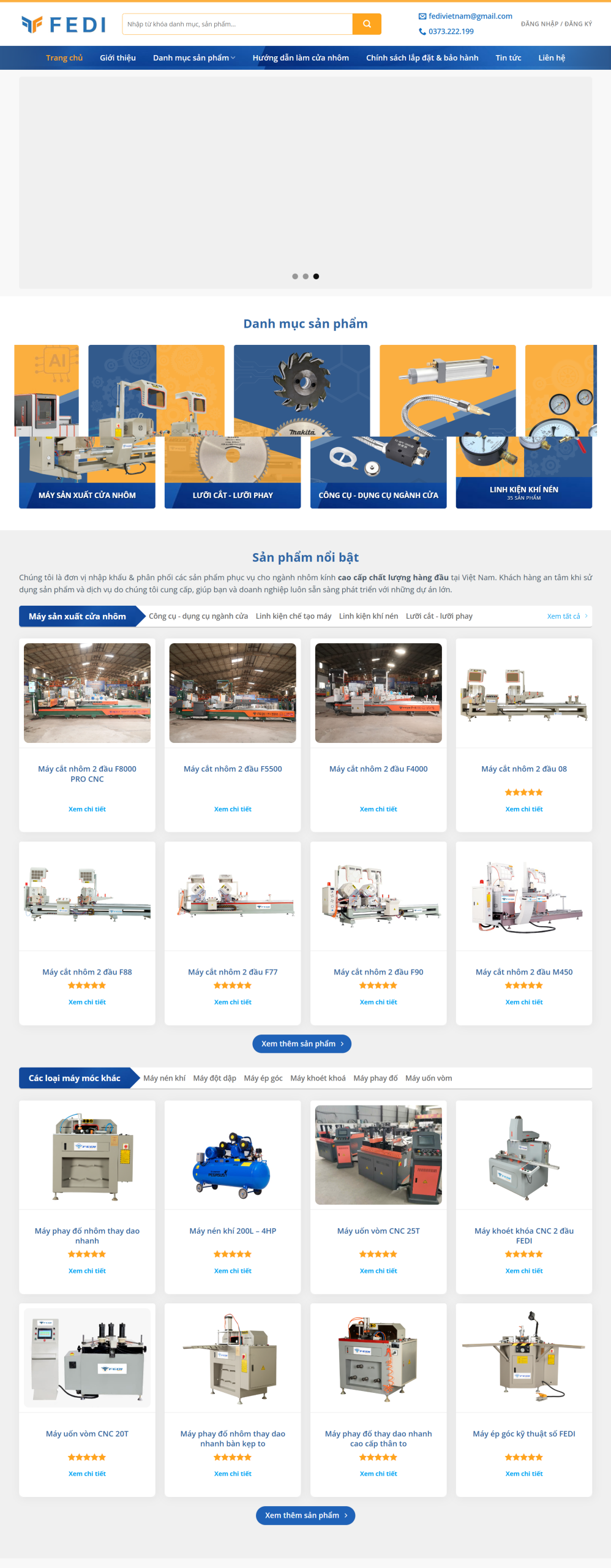 MWebsite Công ty FED-NBW