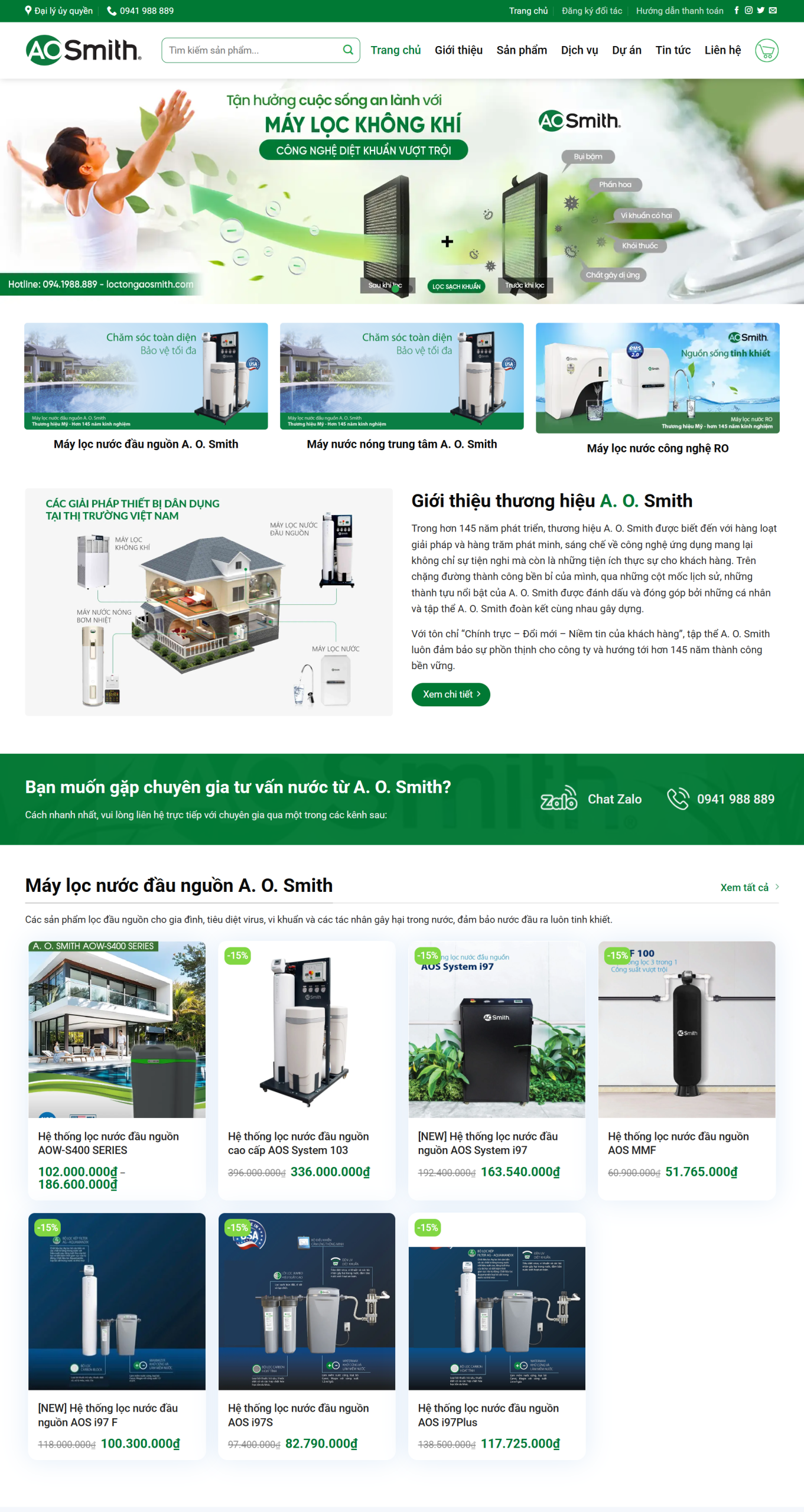 MLọc tổng AOSmith-NBW