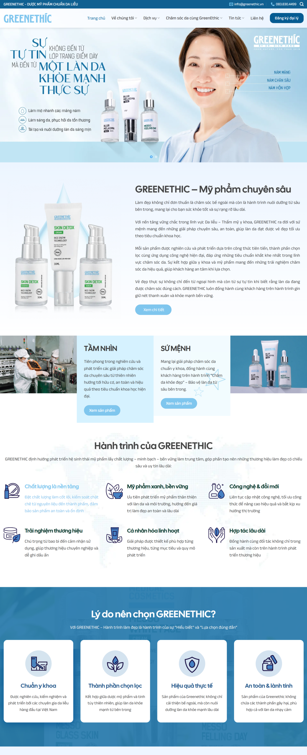 MWebsite Công ty Greenethic-NBW