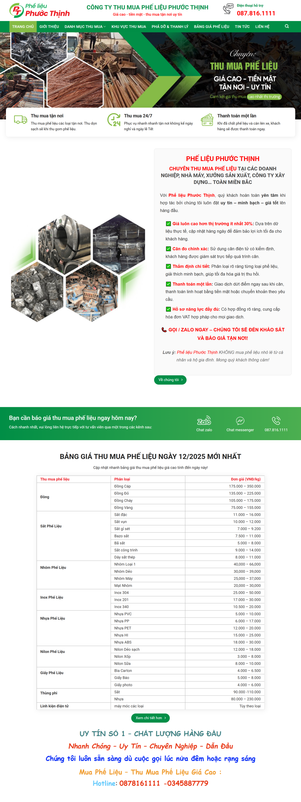 MCông ty phế liệu Phước Thịnh-NBW